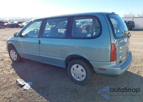 1993 Nissan Quest Gxe/Xe from USA, damaged, VIN 4N2DN11W2PD833679
